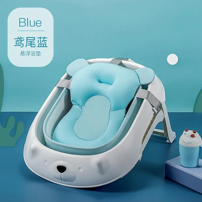 Многофункциональная складная детская банная бочонок может лежать, Детская домашняя купальная бочонок, детские товары - Цвет: blue A