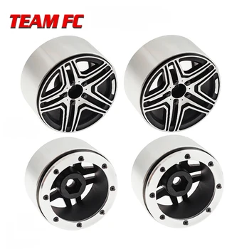 

4PCS 1/10 RC Rock Crawler Aluminum 2.2 Beadlock Wheel Rims for Axial SCX10 RR10 Wraith 90048 90018 Traxxas TRX4 TRX-6