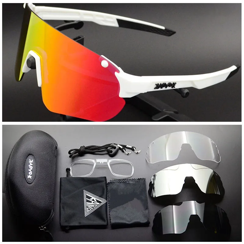 Cycling Glasses Driving Sports Sunglasses UV400  Bicycle Cycling Polarized Sunglasses for Men Retro Eyewear Mirror Goggles