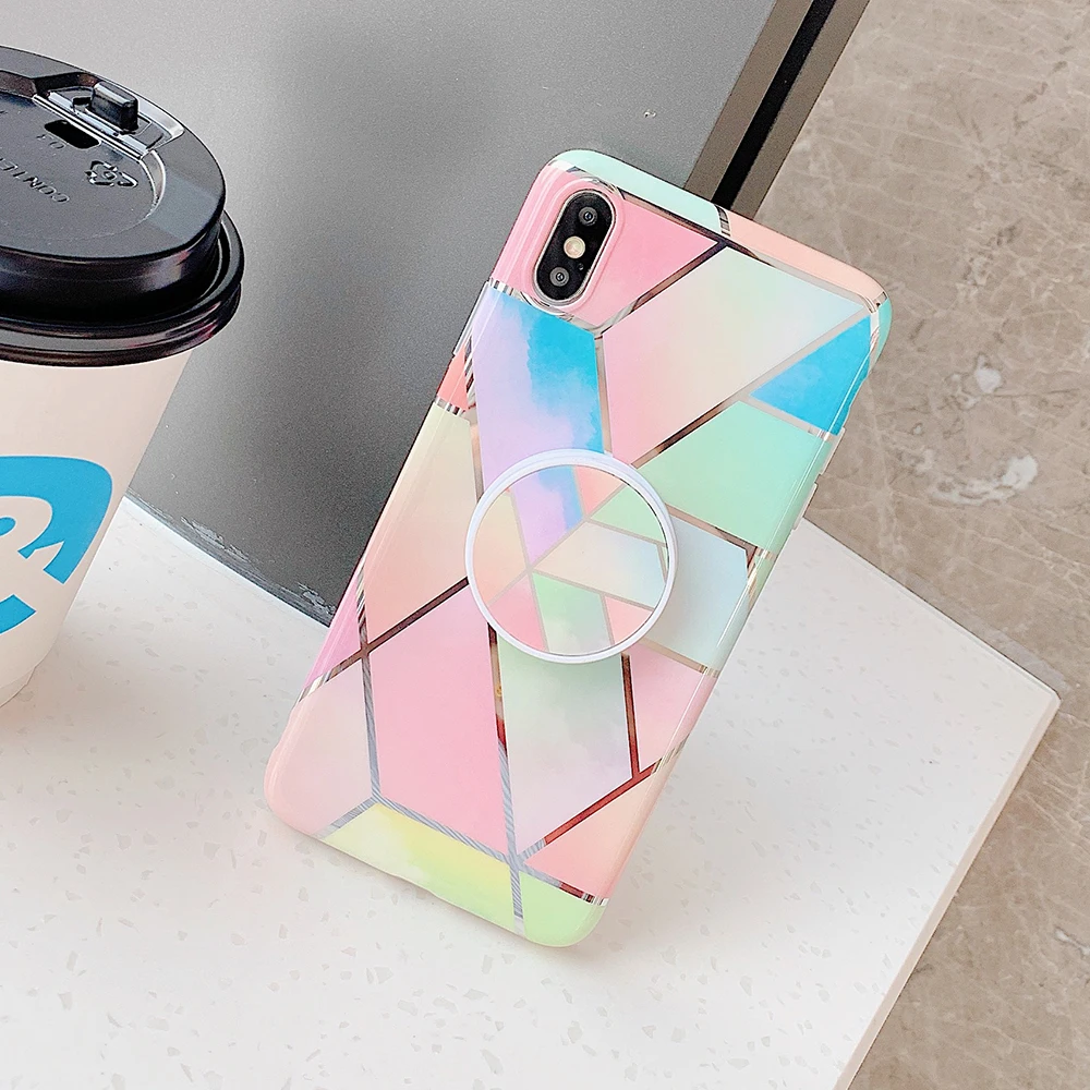 SUYACS винтажный гальванический мраморный чехол для телефона samsung S10e S8 S9Plus для huawei P20 P30Pro Lite Mate20 мягкая крышка IMD