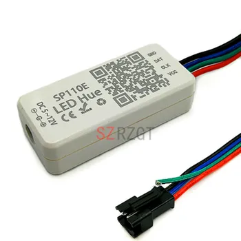 

5-24v SP107E mobile phone bluetooth phantom controller WS2812B phantom music bluetooth controller