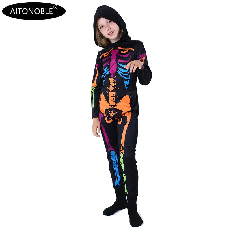 Aitonoble New Costume Child Cute Girls Costume Supergir Dress Girl's Dress Cosplay Halloween For Kids All Saints'