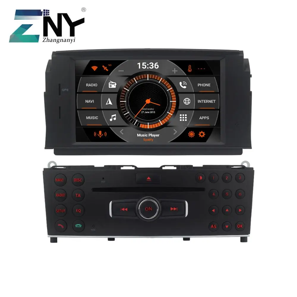 6 2 &quotAndroid 10 автомобильный DVD GPS для Benz C Class C200 C180 W204 2007 + авто радио WiFi DSP аудио видео