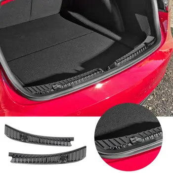 

New Stainless Steel Trunk Bumper Protector Fit For Tesla Model 3 2017-2020 Car Inner Rear Bumper Guard Plate Cover Trim