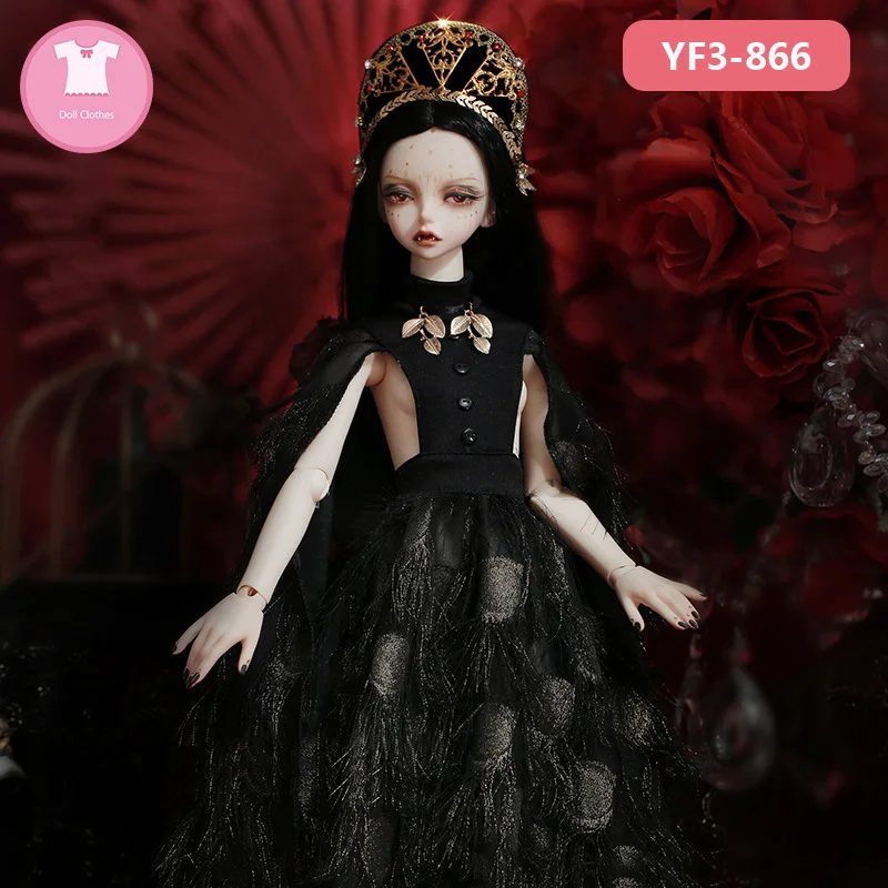 Одежда для девочек 1/3 BJD платье с маленькой нагрудной сумкой красивая кукольная одежда аксессуары luodoll Oueneifs