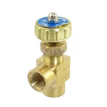 1/" PT Женская резьба Вращающаяся ручка под прямым углом пневматический запорный клапан