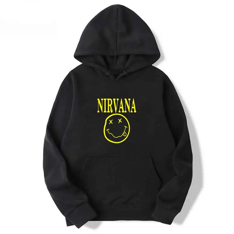 Женские толстовки Nirvana с капюшоном простые универсальные пуловеры для отдыха в