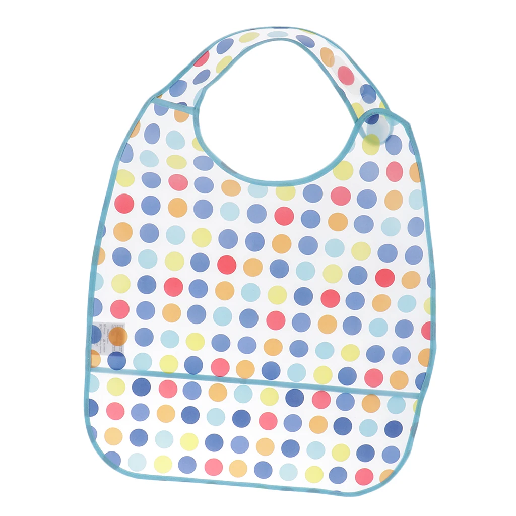 Waterproof Adult Mealtime Clothes Protector Bib Dining Aid 42 X 35CM
