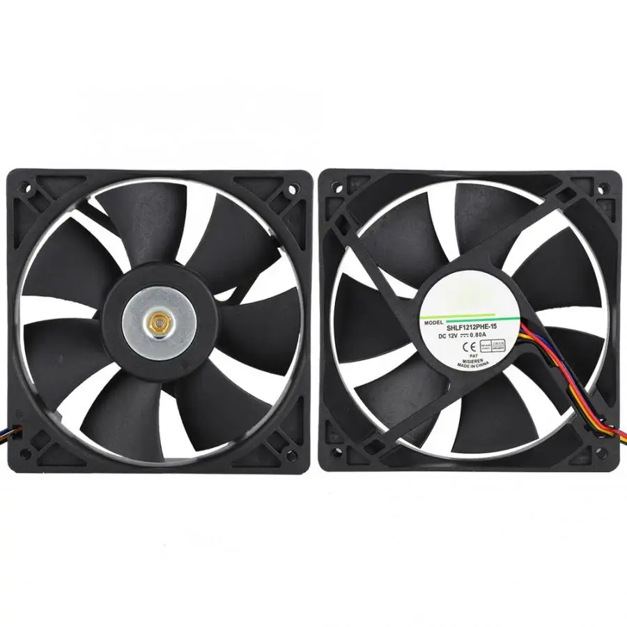 DC12V 0.8A 12 см 4pin промышленный охлаждающий вентилятор 3000 об/мин 110CFM 46,5 dba кулер для компьютера сервер горнодобывающая машина тепловыделение