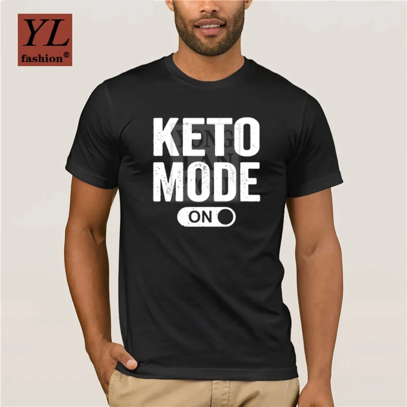 Keto Mode On T Shirt Latest Personality Fit Great Tshirt Men Summer Style Leisure Cotton Pop Keto Mode On T Shirt Latest Personality Fit Great Tshirt Men Summer Style Leisure Cotton Pop