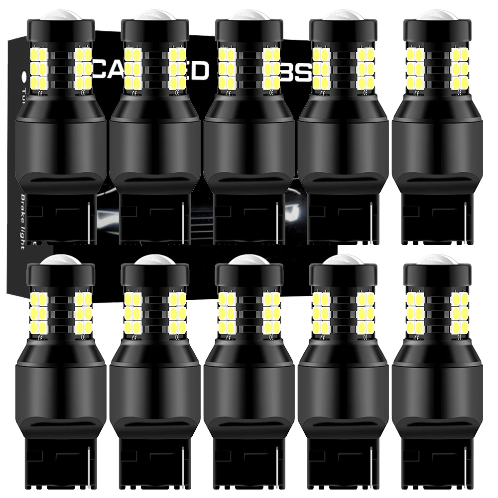 

10x W21W T20 W21/5W P21W PY21W BAY15D P27/7W P27W T15 W16W LED Bulbs R5W 1500LM White Car Turn Signal Brake Lights 12V Auto Lamp