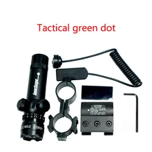 Наружная тактика прицеливания охотничье оборудование металлический цветок рот зеленый лазерный прицел фонарик охотничье оборудование для телескопа