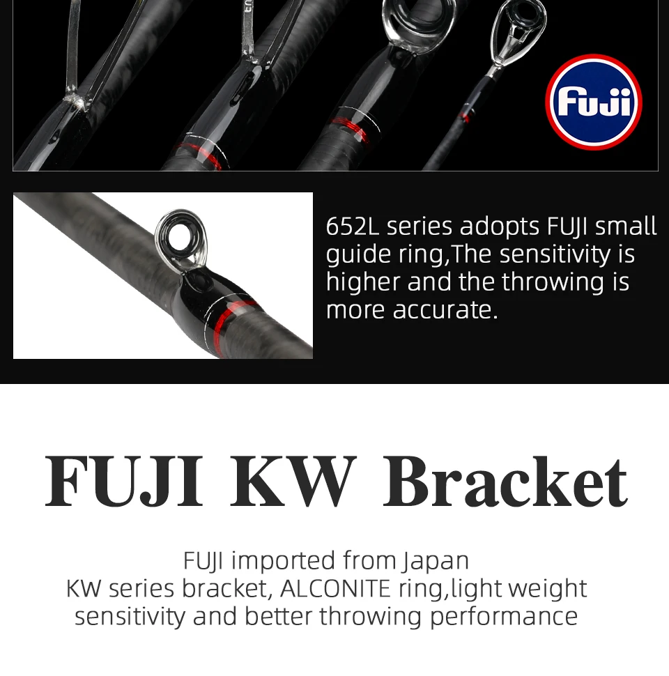 TSURINOYA для рыбалки стержень ELITE Ⅲ 1,95 м 2,03 м 2,09 м 2,13 средний Светильник FUJI руководство аксессуары литье спиннинг углерода приманка стержень