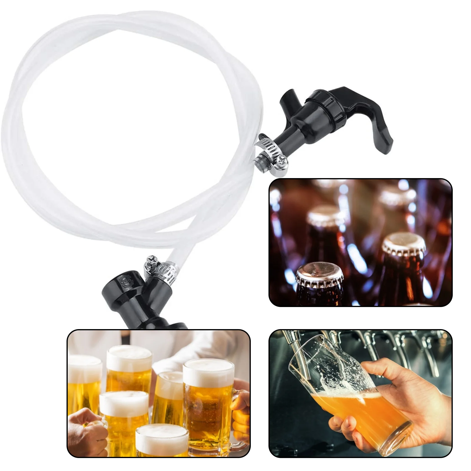 50/100cm Beer Hose Faucet Tap Home Brewing Kit For Keg Ball Lock Line Assembly | Дом и сад