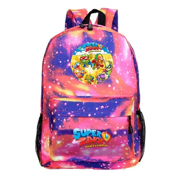 

Super Zings Backpack School Bags for Teenage Girls&Boys Cartoon Zaino Plecak Women Men Backpack Laptop Backpack Kids Mochila