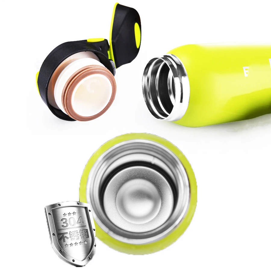 500ML Mountain Bike Riding Drink Bottle Insulated Water Bottle Double Walled Vacuum Bicycle Kettle Stainless Steel Cup Thermos for water bottle bicycle water bottle sports bottle
