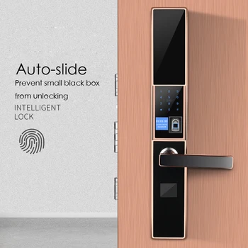 

Biometric Fingerprint Lock, Security Intelligent Lock With WiFi Password RFID APP Remote Unlock,Smart Lock Electronic