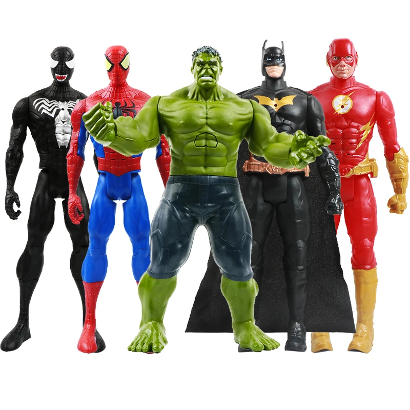 Экшн-фигурки Marvel Мстители Веном Капитан Америка Человек-паук танос Халк Железный