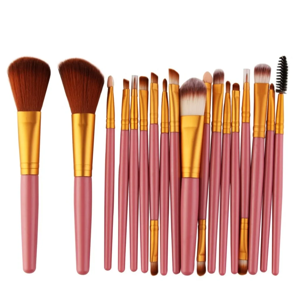 

18 PCS/Set Makeup Brush Set Cosmetic Powder Foundation Brushes Make Up Brush new arrival