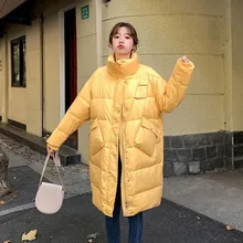 

2021 new jacket coat winter thick warm down jacket parka coat women casual loose Korean jacket ladies hooded