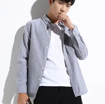 

Shirt Men's New Spinning Long Sleeve Shirt em8 Fashion Wild Young Student Tops Jacket KP1117-01-07