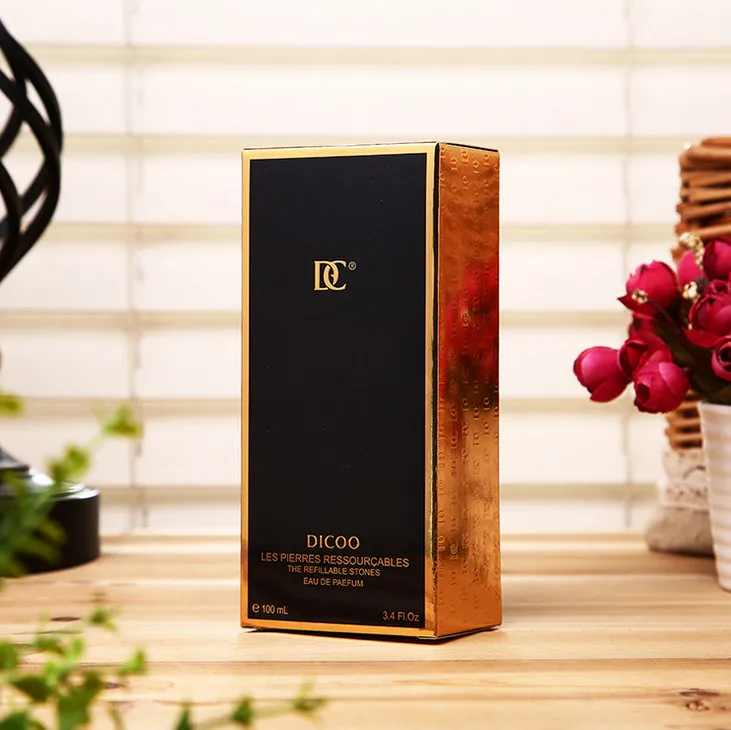 Perfume Packaging Box UV Resistant Paper Embossed