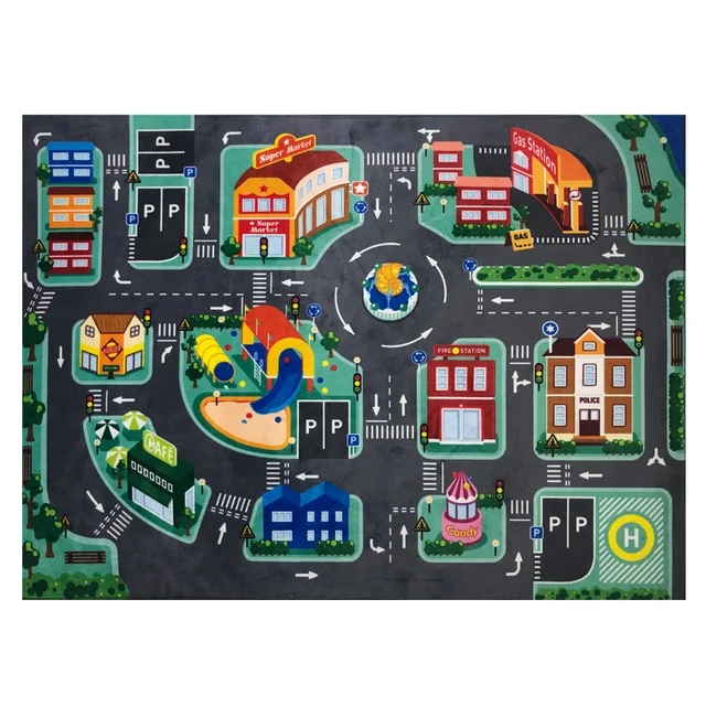 Bubble Kiss 2021 LED Lighter Rode Rugs For Kid Play Carpets Children Climb Puzzle Hot Sale Fashion Floor Mat Car Birthday Gift 5