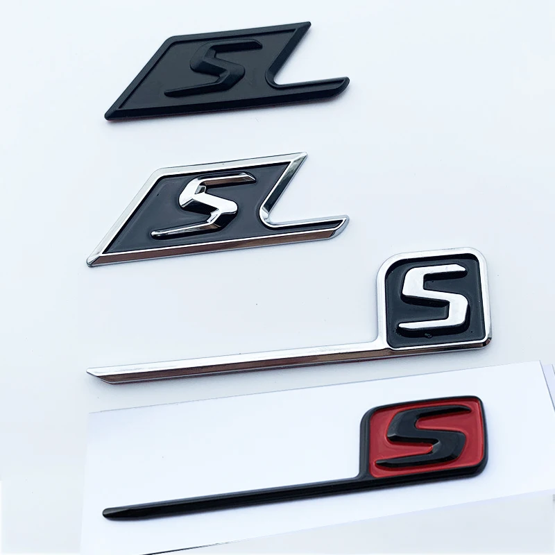 S значок для Mercedes Benz AMG SAMG E63S C63S GLC63S GLE63S Эмблема стайлинга автомобиля Наклейка на