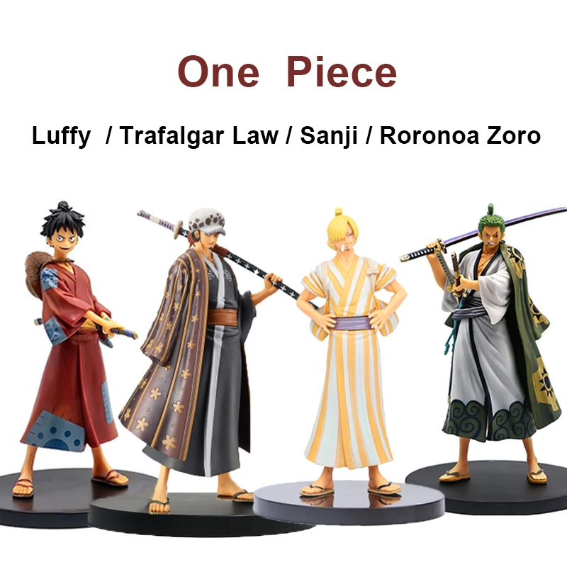 Фигурка из аниме Земля вано DXF игрушки Luffy Trafalgar Law Sanji Roronoa Zoro ПВХ экшн фигурка
