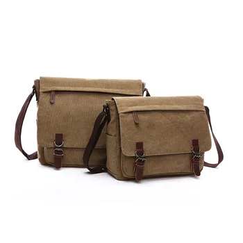 

2020 new men and women shoulder Messenger bag wild canvas bag practical business computer bag fashion street bag