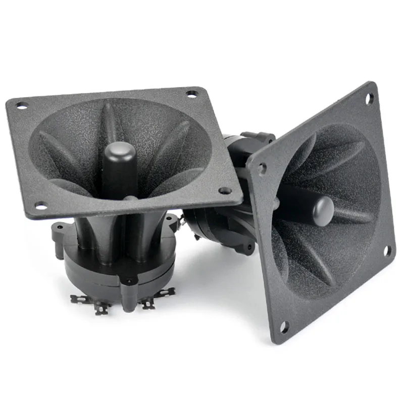 

MOOL 2Pc Tweeters Piezoelectric Tweeter Loudspeaker Ceramic Buzzer Treble Square Audio Speaker