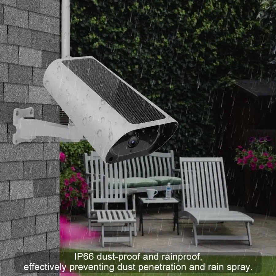 Мини Солнечная микро камера 1080P наружная 4 X Zoom Беспроводная wifi Солнечная водонепроницаемая IP камера обнаружения движения для ONVIF