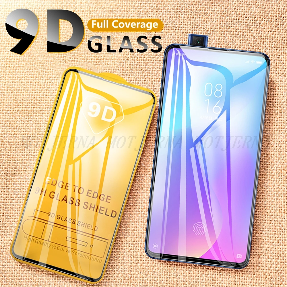 9D Anti-Explosion Tempered Glass for Xiaomi Mi 9 SE 9T Pro A3 Lite Redmi Note 7 8 Protective Screen Protector On | Мобильные