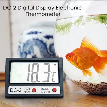 

Digital Electronic Thermometer Aquarium Indoor Outdoor Electronic Precision Fish Tank Temperature Measuring Tool with Probe
