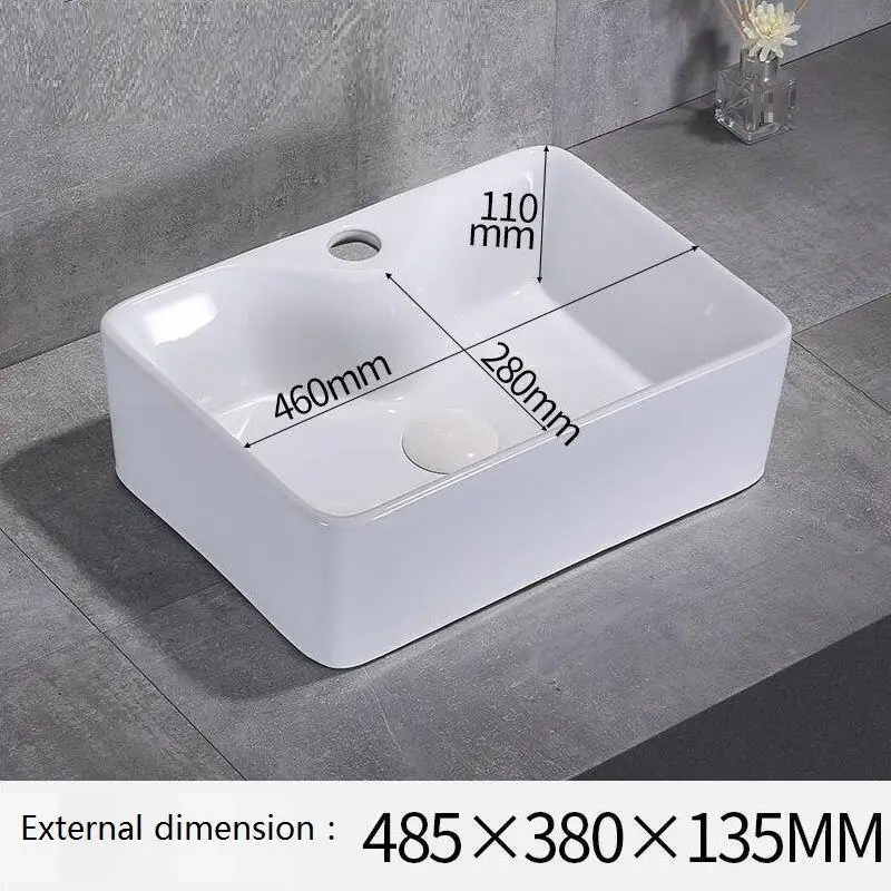 MODEL A Nablatowa Bagno бассейн Пиа эвиер Lavatorio Wastafel васбак Баньо туалетный столик Salle Bain De Mano Cuba Banheiro раковина для ванной Lavabo - Цвет: MODEL A