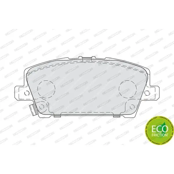 Колодки дисковые п.\ Honda Civic VII 1.3/1.4/1.8i/2.2CDTi 06 FER