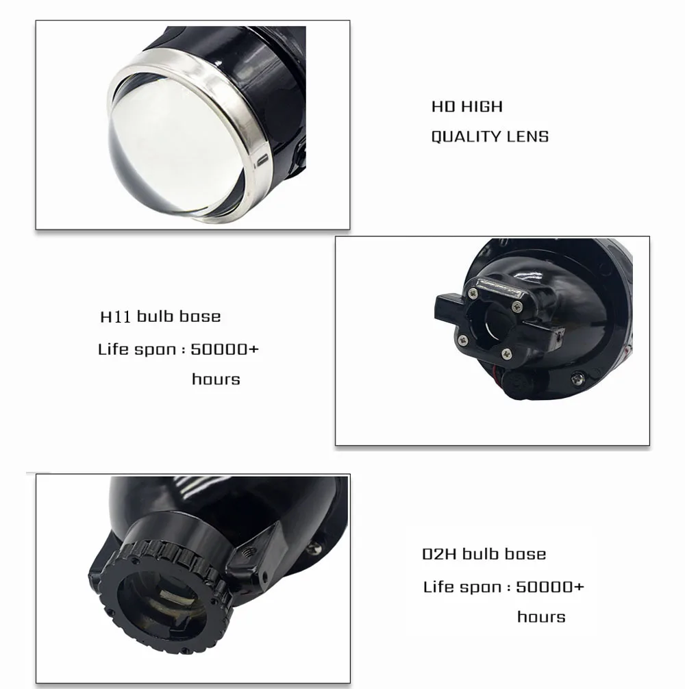 3,0 дюймов HID линзы проектора bi xenon D2H/H11 противотуманный светильник для Toyota Corolla Camry Lexus PRIUS Автомобильная противотуманная фара hid Модифицированная