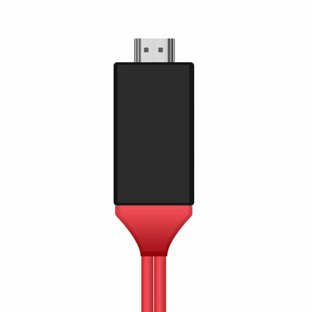 HDMI кабель для iPhone 7 8 X iPad Экран AV к ТВ адаптер 1080p USB зарядное устройство Кабель-адаптер 1 метр