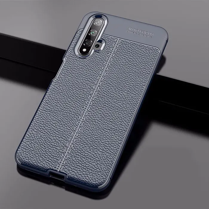 Slim Case For Huawei Nova 5T Case Silicone Cover Luxury Matte Funda Soft TPU Phone Case For Huawei Nova 5T 5 T Case Armor Bumper - Цвет: Синий