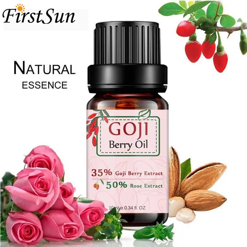 

2Pcs Hyaluronic Acid Goji Berry Essential Oil Anti Wrinkle Anti Aging Rose Flavor Berry Goji Lifting Facial Cream Face Serum