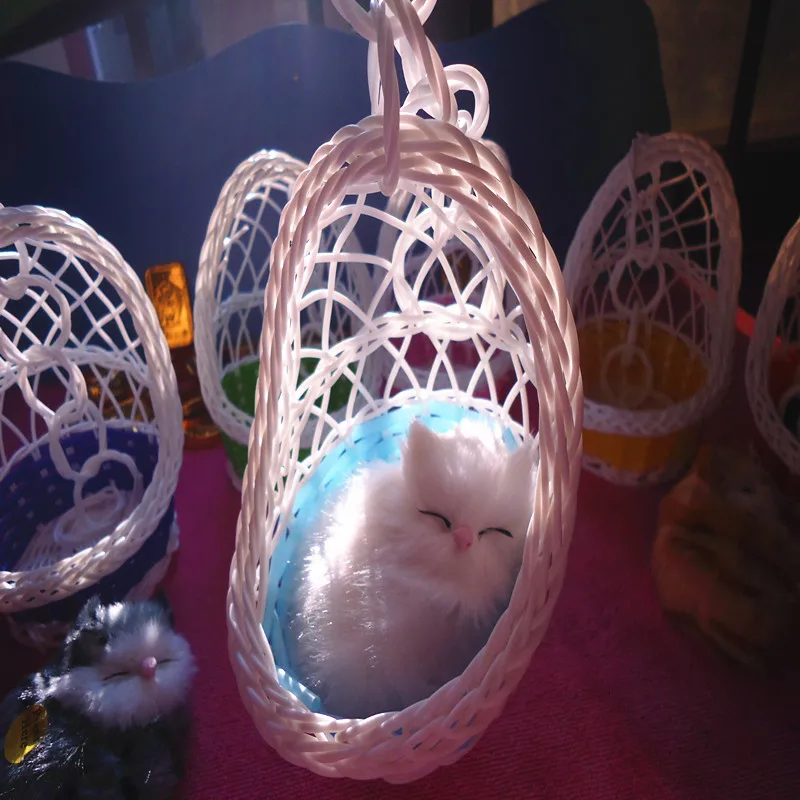 Подвесная корзина кошка будет называть модель пластиковая игрушка с орнаментом пластиковые мягкие украшения мяу вызов пластика день рождения унисекс
