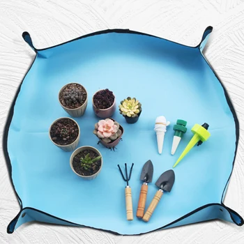 

Reusable Plant Change Thicken Pad Waterproof Basin Land Cushion Square Gardening Mix Soil Lock Design Mat Flower Pot
