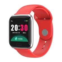 Смарт 1,3 дюймовый цветной экран модные спортивные часы Водонепроницаемый фитнес монитор кровяного давления шаг спорт