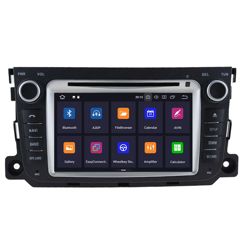 Android 9 With DSP For Benz Smart 2010-2014 Auto radio Car No DVD video player Multimedia GPS navigation Radio Tape