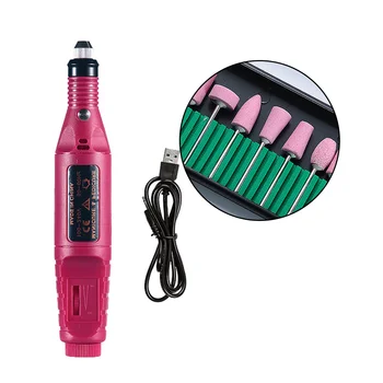 

1 Set Electric Nail Drill Manicure Machine Kits Mill Cutter Nail Bits For Removing Gel Varnish Diamond Milling Cutter Manicure