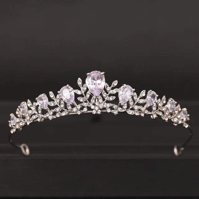 Wedding Crown Hair Jewelry Bridal  Hair Accessories Women Baroque Crown Rhinestones Crystal Tiaras Bride QueenParty Crowns Gift Silver