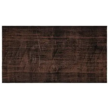 

Handmade Brown Vintage Overdyed Turkish Area Rug 151x282 Cm-4'11''X9'3''