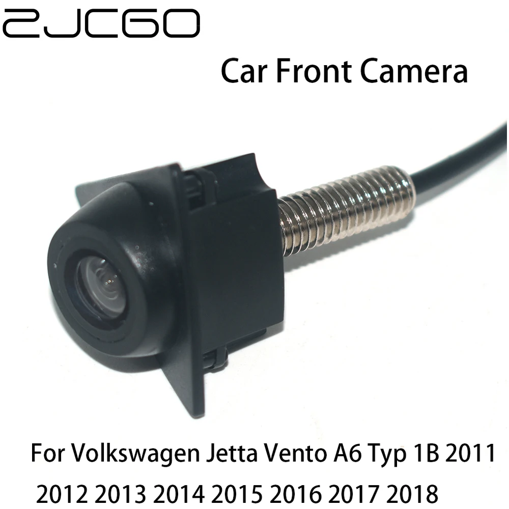 

ZJCGO CCD HD Car Front View Parking LOGO Camera Waterproof Night Vision Positive Image for Volkswagen Jetta Vento A6 Typ 1B