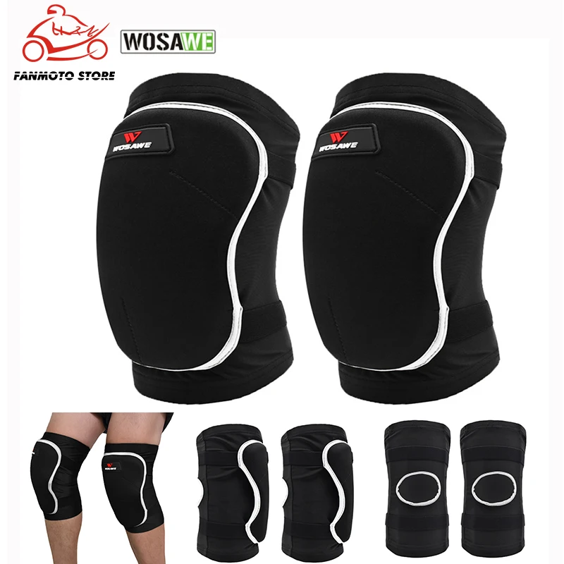 

WOSAWE Motorcycle Knee Protection Pads Snowboarding Roller Hockey Butt Hip Protector MTB Skateboard Ski Kneepads Brace Supports