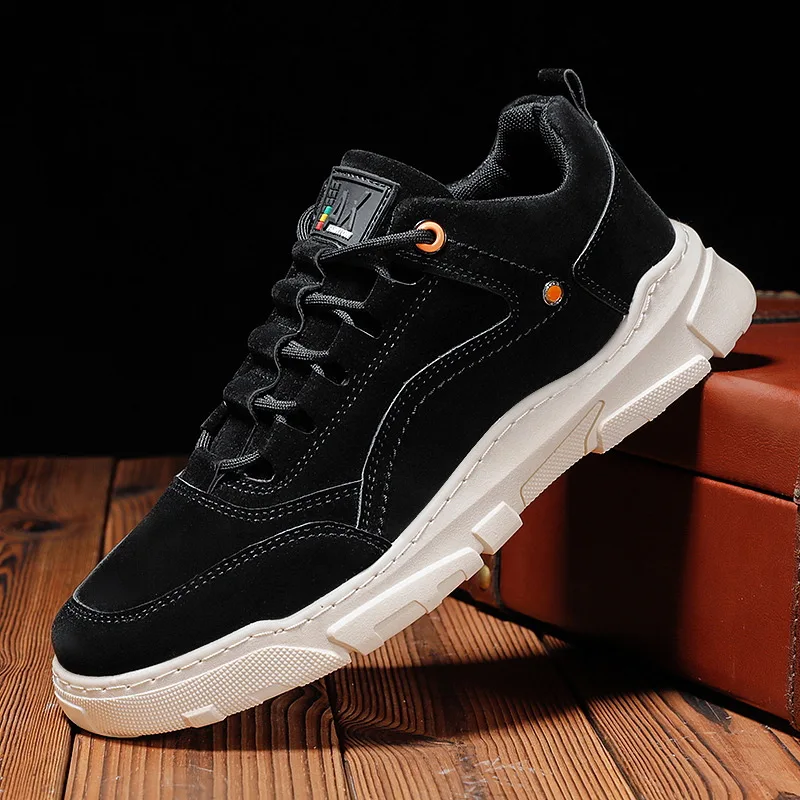 

2020 autumn and winter new sneakers outdoor leather low-cut tooling Martin shoes men's trendy fashion all-match casual shoes